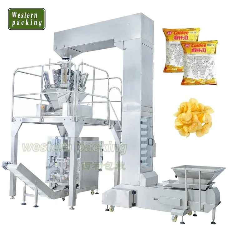 Erdnussverpackungsmaschine mit mehreren Waagen