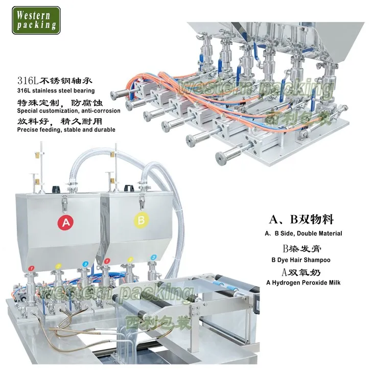 sachet filling and sealing machine