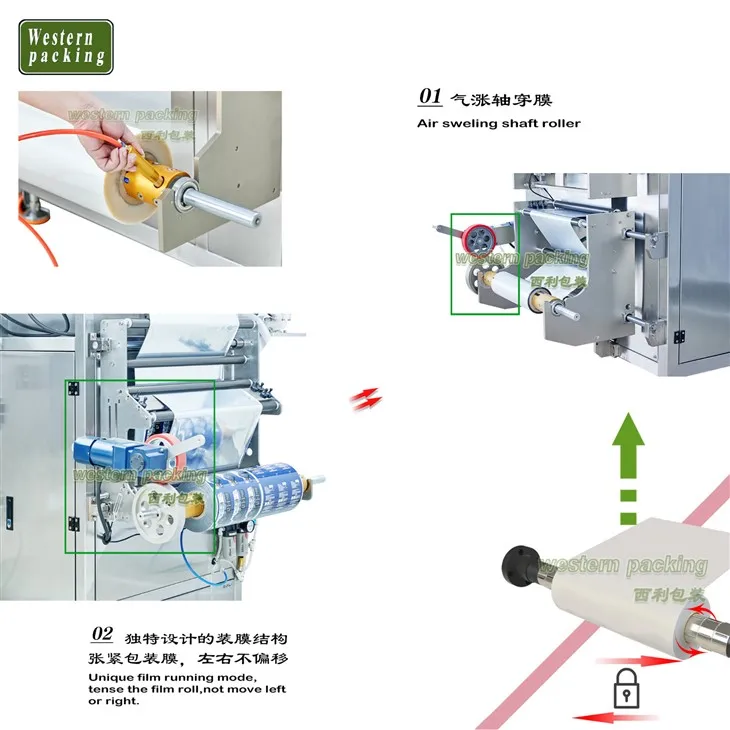 bottle shape pouch packing machine
