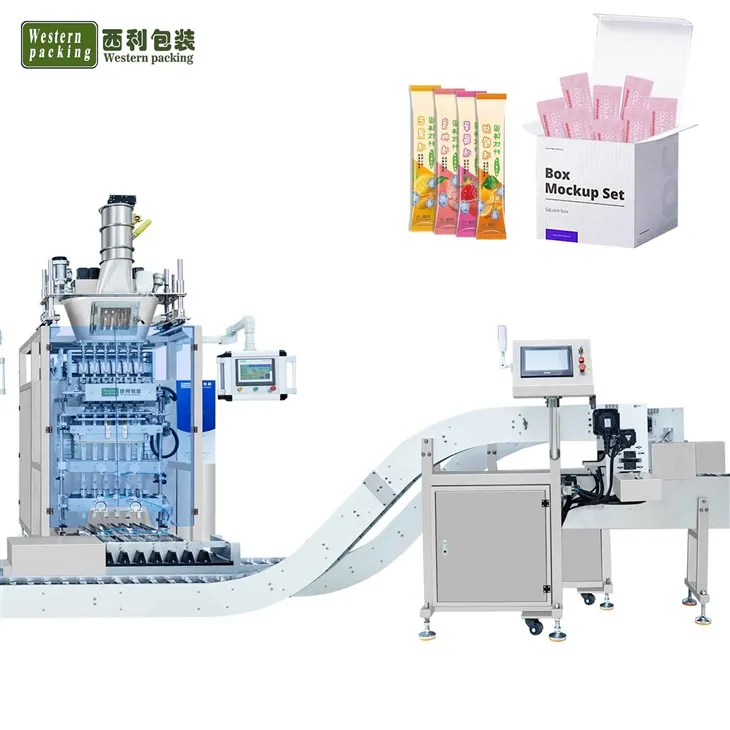 Automatische Kartoniermaschine für Sticksäckchen
