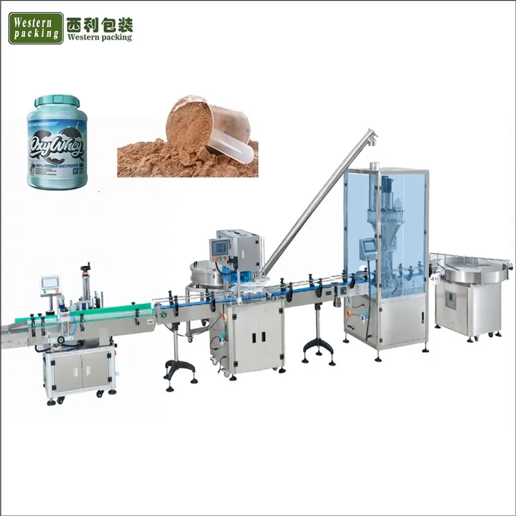 Flaschenfüllmaschine mit Servo-Schneckenfüller