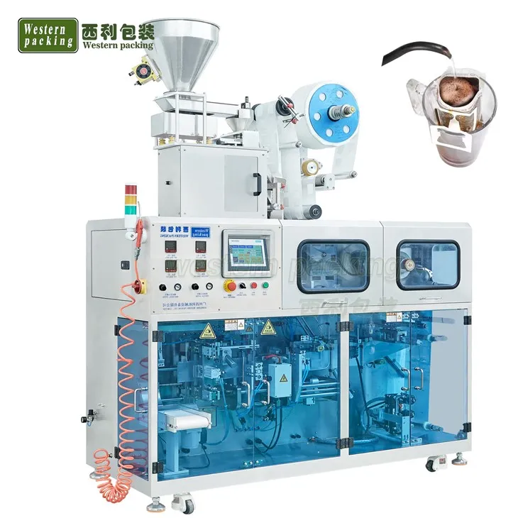 Tropfkaffeetasche Packmaschine