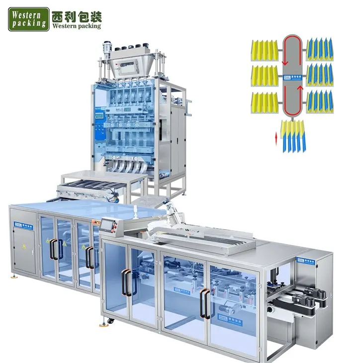 Flexible Beutelkartoniermaschine