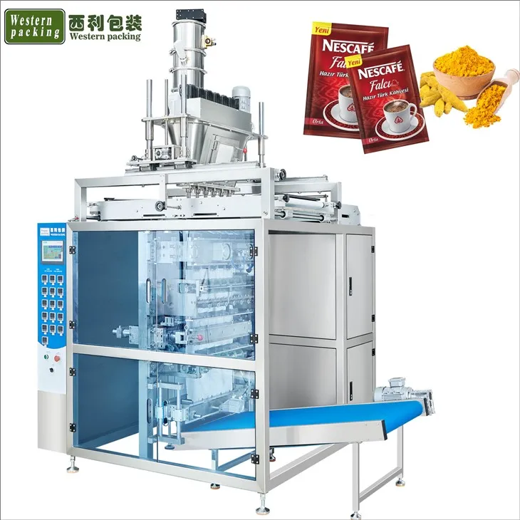 Mehrspurige 4-Seiten-Siegelbeutel-Verpackungsmaschine