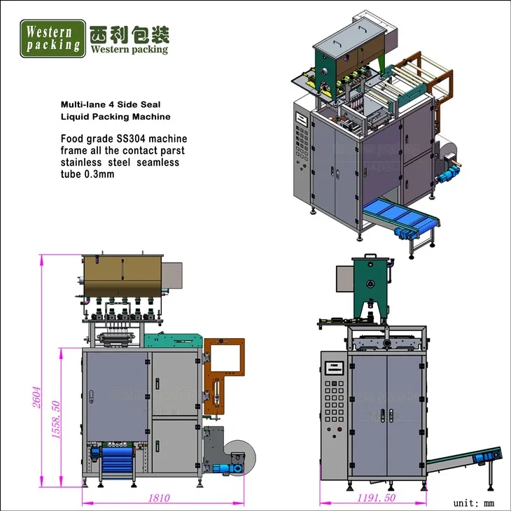 liquid bag filling machine
