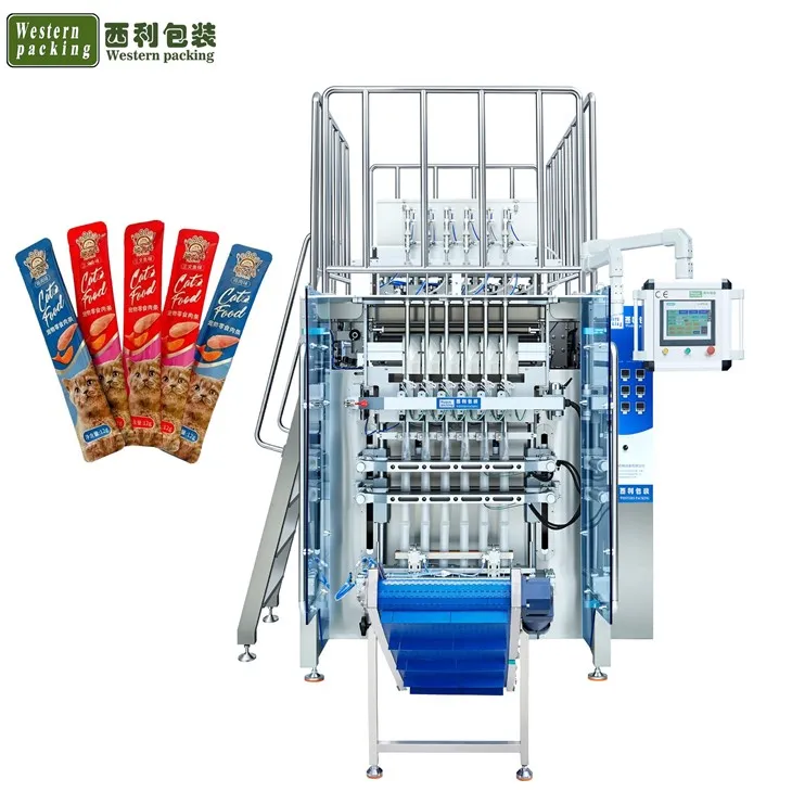 Verpackungsmaschine für Mutilane-Mundwasserstifte