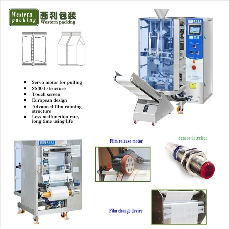 multi-Head granule pouch bag weighing packing machine
