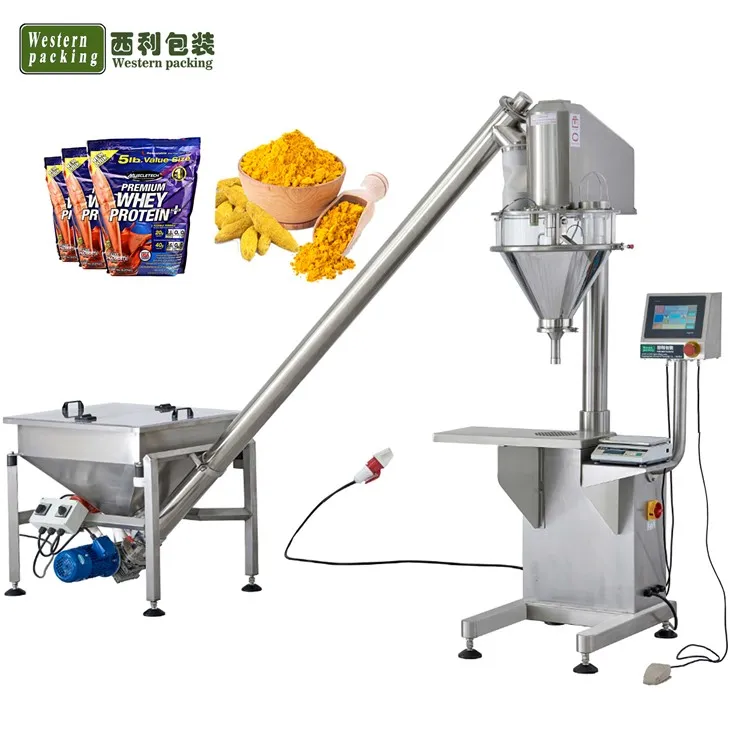 Halbautomatische Schneckenfüller-Pulverfüllmaschine